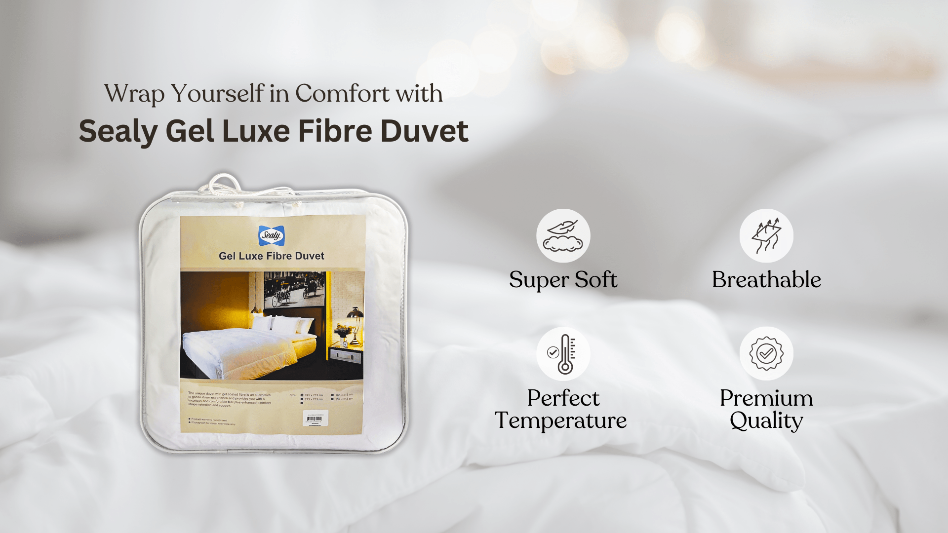 How to choose the perfect duvet for Malaysia’s climate 2 Sealy Gel Luxe Fibre Duvet